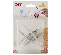 Hama 4904 Plastic Tweezers Set for Crafts with Ironing Beads, 3 Pieces, Creative Craft Fun for Children and Teenagers