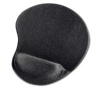 Hama 54779 | Ergonomic Mouse Pad For Wrist | Anti Slip | Black, 1.1 in*12.91 in*10.55 in
