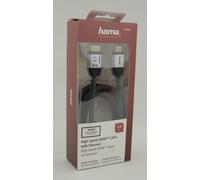 Hama 56580 HDMI Cable High Speed HDMI with Ethernet 2m Black NEW OVP