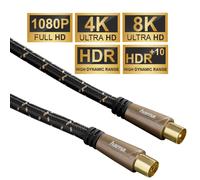 Hama 5m Antenna Coaxial Cable 120 dB 4K 8K HD TV LED OLED