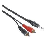 Hama 5M Cinch Cable Klinke Cable Audio Connection Cable RCA Plug 3.5Mm Klinken