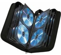 Hama 64 CD / DVD Quality Nylon Case - Black [ 2 PACK]