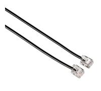 Hama | 6m Male to Male Telephone Cable - Black
