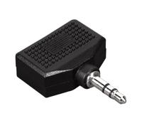 Hama 75122382 Audio Adaptor Male Female Connectors 3.5 mm Black