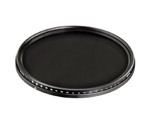 Hama 79152 | Vario gray filter, double coating, for 52 mm photo camera lenses, ND2-400, Black