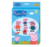Hama Beads Peppa Pig Gift Hanging Box, Arts and Crafts Beads for Boys and Girls Ages 3+, Official Hama Beads Peppa Pig Set
