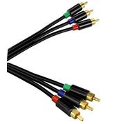 Hama 79916 3m RGB Component YPbPr Video Cable 3-Unit Gold RCA Male 75 Ohm