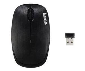 Hama 86511 AM8000 Wireless Optical Radio Transfer, PC Mouse, PC / Mac, 2 Ways
