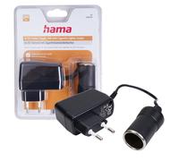 Hama 88439 Power Adapter Voltage Converter Euro Plug to 12V Cigarette Lighter