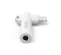 Hama 90° Lightning Adapter - 3.5mm Jack, White