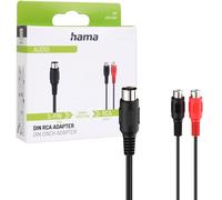 Hama Adapter Cinch to DIN 5 pol DIN plug to 2x Cinch socket Chinch Stereo