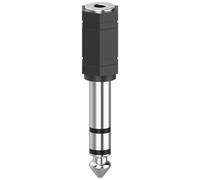 Hama Adapter Jack For Gender Reversal Cables 3.5 Mm F/Jack 6.3 Mm M