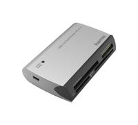 Hama All in One Card Reader USB Powered Black & Silver