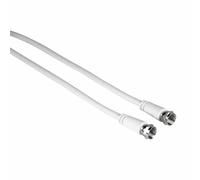Hama Antenna Cable 10m Coax Plug - Coax Coupling 75dB for Cable TV