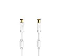Hama Antenna Cable, Coax Plug - Coax Socket, gold-plated, 7.5m, 100 dB