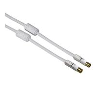 Hama Antenna Cable Coax Plug - Coupling 1.5m 95dB Gold Plated For Antenna Socket