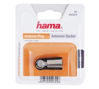 Hama Antenna Plug Solderable ISO Plug 50 Ohm Car Radio Antenna DIN 41585