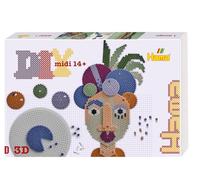 Hama Art DIY - Mask | Approx. 6.000 Fuse Beads, 2 Large Pegboards, 3 Connectors, Printed Design Sheet, Instructions & Ironing Paper | Mosaic Decoration Arts & Craft