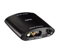 Hama Audio Converter Digital Coax Toslink USB To Analog RCA 3.5Mm Adapter Box