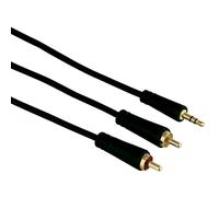 Hama Aux Cable 3,5mm Jack to Rca Adapter PC Notebook An TV Hifi Conditioning