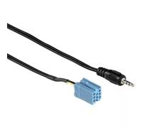 Hama Aux in Adapter Cable Mini-ISO to 3.5mm Jack for Becker Blaupunkt VDO etc