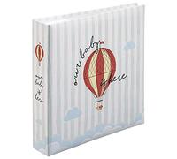 Hama Baby Album "Our Baby" | Baby Slip-In Album for 200 Photos | Format of Photos 10 x 15 cm | Photo Album for Girls and Boys | Children's Album for Slip-In Photo Book with Baby Motif | Blue