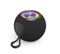Hama Ball Shape Wireless Bluetooth Speaker 5.3 Portable Ball Shape Speaker, Spherical Design 5 LED Light Modes, Rechargeable Battery Life 10h, Speaker, 5W Power, Micro SD+ USB-A Port, Black