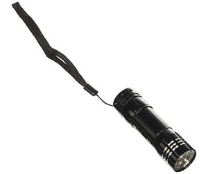 Hama Basic LED Flashlight, Black, 9 x 2.5 cm