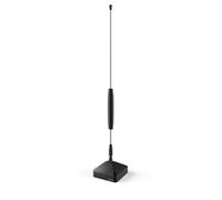 Hama Basic Passive Indoor Aerial (Receiving DVBT, DVBT2, DAB+, DAB, FM, Indoor Antenna for TV and Radio, 360? Reception, 180? Swivel) Black