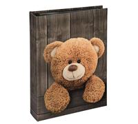 Hama "Batzi Memo Album, 100 black pages (50 sheets), fits 200 photos in 10x15cm format, Bear