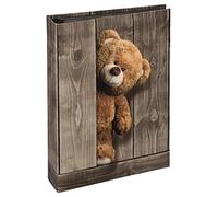 Hama "Batzi Teddy Bear Photo Album | For 200 Photos | 10x15cm Photo Format | Brown