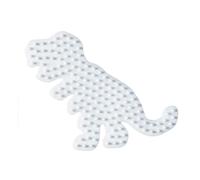 Hama Beads 10.322 Hama Pegboard Dinosaur, White (US IMPORT)