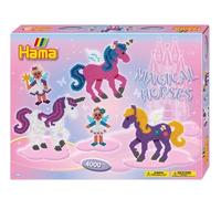 Hama Midi Beads | Magical Horses Large | Gift Box | 4000 Beads | Creativity Art