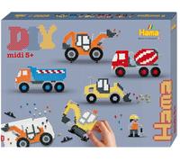 Hama Beads | Approx. 4.000 Beads, 1 Truck pegboard No. 314, 12 Bead Supports, Colour Printed Design Sheet, Instructions and Ironing Paper.