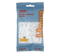 Hama Beads Bag | Approx. 1000 Midi Fuse Beads | Mosaic Decoration Arts & Craft for Creative Children Ages 5+ | White