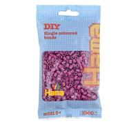 Hama Beads Bag | Approx. 1000 Midi Fuse Beads | Mosaic Decoration Arts & Craft for Creative Children Ages 5+ | Plum