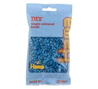 Hama Beads Bag | Approx. 1000 Midi Fuse Beads | Mosaic Decoration Arts & Craft for Creative Children Ages 5+ | Petrol Blue
