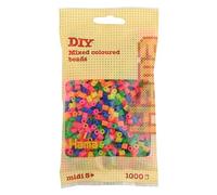 Hama Beads - Neon Colour Mix (1000 Midi Beads)