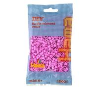 Hama Beads Bag | Approx. 1000 Midi Fuse Beads | Mosaic Decoration Arts & Craft for Creative Children Ages 5+ | Pastel Pink