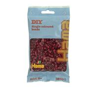 Hama Beads Bag | Approx. 1000 Midi Fuse Beads | Mosaic Decoration Arts & Craft for Creative Children Ages 5+ | Dark Cherry