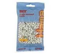 Hama Beads Bag | Approx. 1000 Midi Fuse Beads | Mosaic Decoration Arts & Craft for Creative Children Ages 5+ | Cloudy White