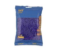 Hama Beads Bag | Approx. 3000 Midi Fuse Beads | Mosaic Decoration Arts & Craft for Creative Children Ages 5+ | Translucent Purple