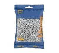 Hama Beads Bag | Approx. 3000 Midi Fuse Beads | Mosaic Decoration Arts & Craft for Creative Children Ages 5+ | Light Grey