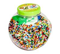 Hama Beads & Pegboards Set, Official Hama Tub Containing 15,000 Beads and 3 Colo