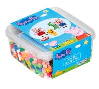 Hama Beads Peppa Pig Maxi Beads & Pegboard in Box, Arts and Crafts Beads for Boys and Girls Ages 3+, Official Hama Beads Peppa Pig Set