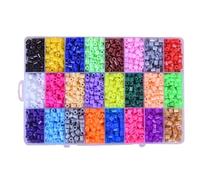 Hama Beads Set - 4800pcs, 24 Colors, 5mm DIY Art Craft Toys, Iron Beads, Melting Kit & Storage Case