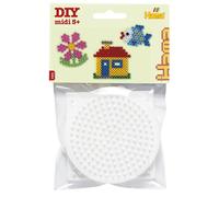 Hama Beads - Square, Hexagonal & Round Pegboard Small (Midi Beads) (US IMPORT)