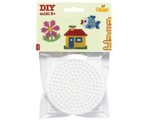Hama Beads - Square, Hexagonal & Round Pegboard Small (Midi Beads) (US IMPORT)