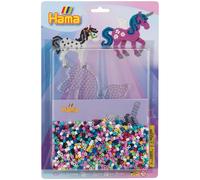 Hama Beads Unicorn Fantasy Horse Craft Kit 2000 Midi Beads Blister Pack Age 5+