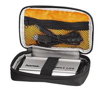 Hama | Black Bird | HDD Case, 2.5" | Travel Case for 2.5 inch Hard Drives and SSD, Integrated Cable Compartment, Inner Dimensions: 9 x 15 x 3 cm | Black